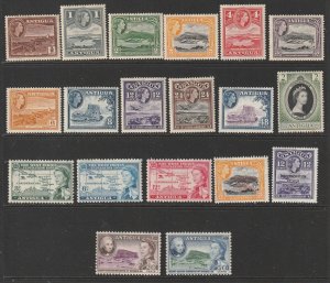 Antigua a small lot of mint early QE2