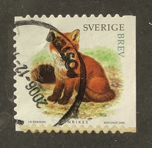 Sweden 2005 Scott 2518d used - Wild animal cubs, Red Fox