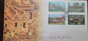 O) 1991 THAILAND, PHILATELIC EXHIBITION, ROYAL THRONE ROOMS IN THE DUSIT PALACE,