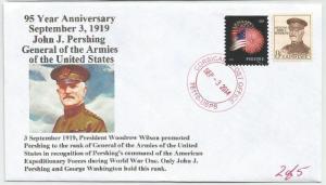 VERY LAST 3 SEP 1919 John J. Pershing promoted General of the Armies #2of5 Cover