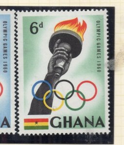 Ghana 1960 Early Issue Fine Mint Hinged 6d. NW-167790