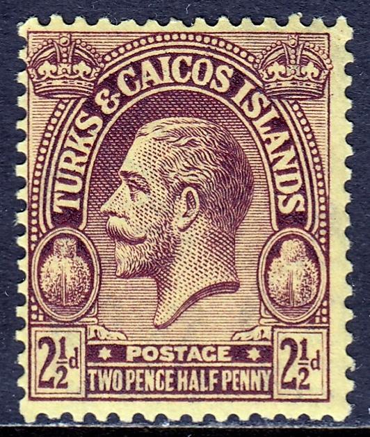 Turks and Caicos Islands - Scott #49 - MH - Mult. Script CA Wmk - SCV $0.65