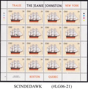 IRELAND - 2000 THE JEANIE JOHNSTON / SHIP - SHEET - MINT NH