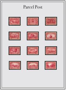 Philatic  images on 8 1/2 X 11' card stock. NOT stamps. Please see description.