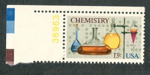 1685 Chemistry MNH plate number single - PNS