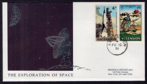 Ascension 138,144 Space Typed FDC