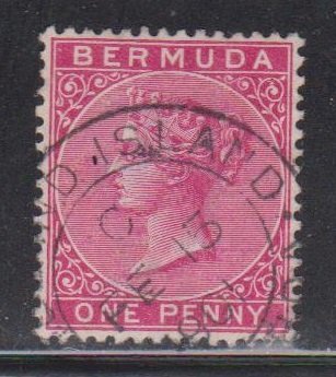 BERMUDA Scott # 19c Used - Queen Victoria