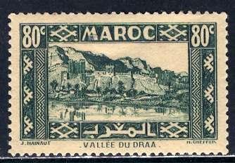 French Morocco 1942: Sc. # 163A; */MH Single Stamp