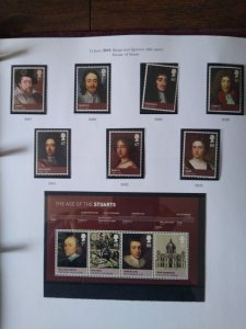 Great Britain 2008-2011 MNH complete in a Gibbons album CV $1445