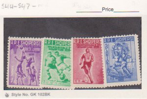 Albania Scott # 544-47 VF MH 1959 1st Albanian Spartacist Games