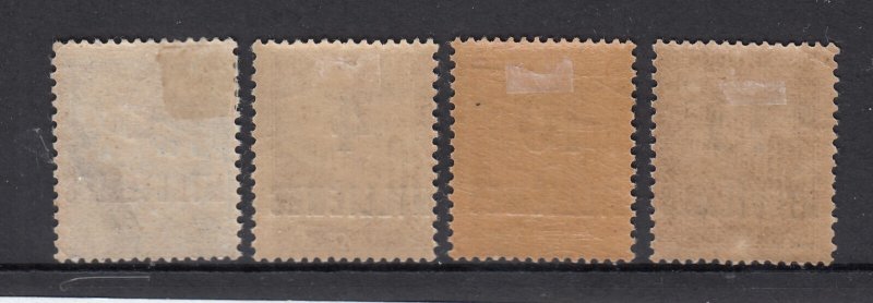 France Offices Port Said J5-J8, Mint Hinged, Scott $232.50