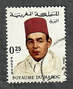 Morocco #175 King Hassan used single