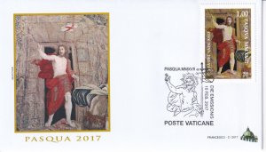 2017 - VATICAN - Easter  - FDC