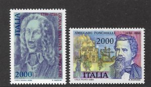 Italy  SC#1656, 1667 MNH VF.....Nice Opportunity!