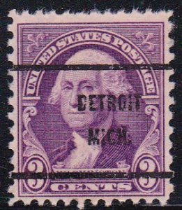 Precancel - Detroit, MI PSS 720-61 - Bureau Issue