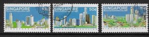 SINGAPORE SG546/8 1987 SKYLINES USED