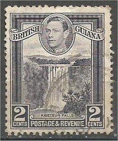 BRITISH GUIANA, 1938, used 2c, King George VI Scott 231