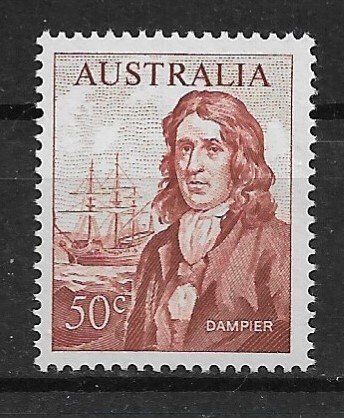 1966 Australia 413 50c William Dampier MNH