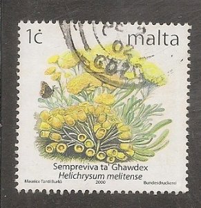 Malta   Scott  1022    Flower      Used