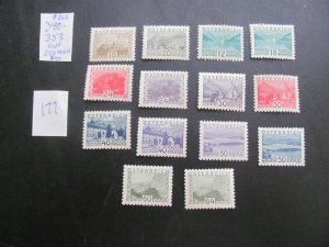 AUSTRIA 1932 VERY LIGHT HINGED #350 MNH SC 340-353 SET XF $225 (177)