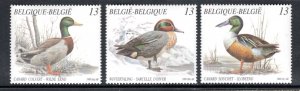 BELGIUM 1321-1323 MNH VF Ducks