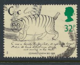 Great Britain SG 1407  Used   - Edweard Lear