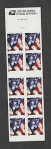 U.S. Scott Scott #4396a American Flag Stamps - Mint NH Booklet Pane