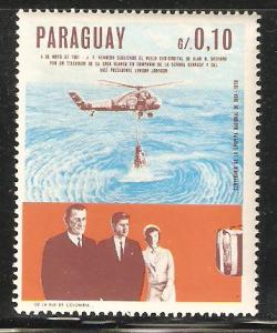 Paraguay 1962 Spacecraft Alan Shepard, Kennedy