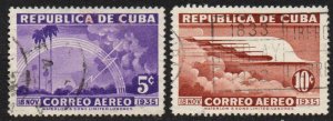 Cuba Sc #C22-C23 Used