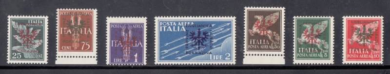 Yugoslavia (Ljubjana) Scott #NC11-NC17 MNH Note