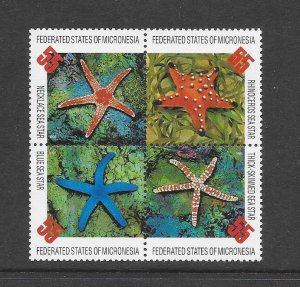 MICRONESIA #240  SEA STARS  MNH