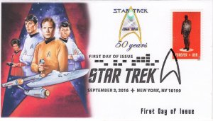 AO- 5133-4, 2016, StarTrek,  Add-on Cover, First Day Cover, Pictorial Postmark,