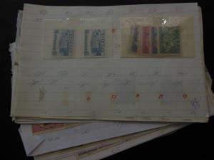 SWEDEN : Very useful Mint & Used group on Old Time approval pgs. Scott Cat