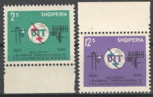 Albania 1965 Centenary of the ITU MNH VF