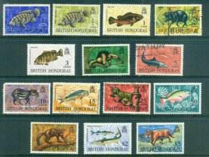 British Honduras 1968-72 Pictorials, Wildlife Asst. MLH/FU