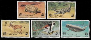 Uganda 176 - 180 MNH