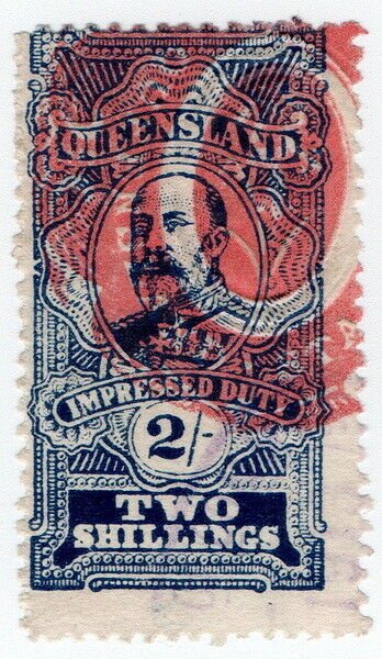 (I.B) Australia - Queensland Revenue : Impressed Duty 2/-