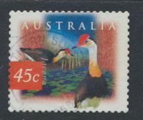Australia SG 1687d perf 12½ x 13   Used -  Birds Jacana