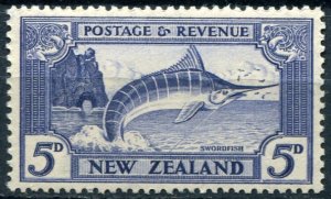 New Zealand Sc#192 MNH, 5p lt vio bl, Second Pictorials (1935)