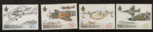 NEW ZEALAND SG1423/6 1987 ROYAL NEW ZEALAND AIRFORCE MNH