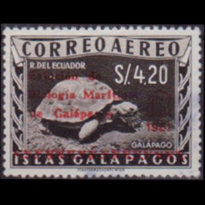 ECUADOR 1961 - Scott# C391 Giat Tortoise 4.2s Used