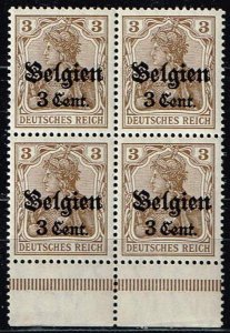 Belgium,Sc#N11 MNH, rare Michel#11aII, distance between Numeral-Currency 1,0 mm