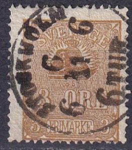 Sweden #13 F-VF Used  CV $14.00