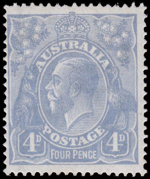 Australia Scott 33 (1922) Mint H F-VF, CV $67.50 M