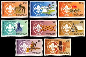 Rwanda 1983 Scott #1122-1129 Mint Never Hinged