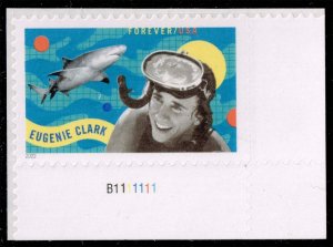 US #5693 Eugenie Clark and Shark P# Single; MNH