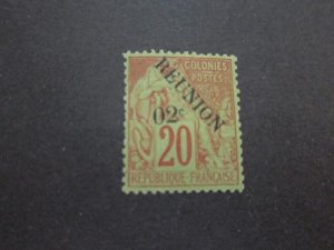 French Reunion 1891 Sc 29 MH