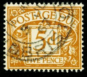 SGD52, 5d brown-ochre, FINE USED, CDS. Cat £20. WMK EDWARD E2R