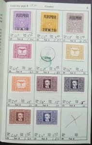EDW1949SELL : AUSTRIA Mint & Used collection on Old Time approval book.