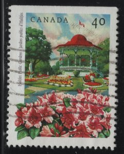 Canada 1991 used Sc 1315 40c Halifax Public Gardens Top SE